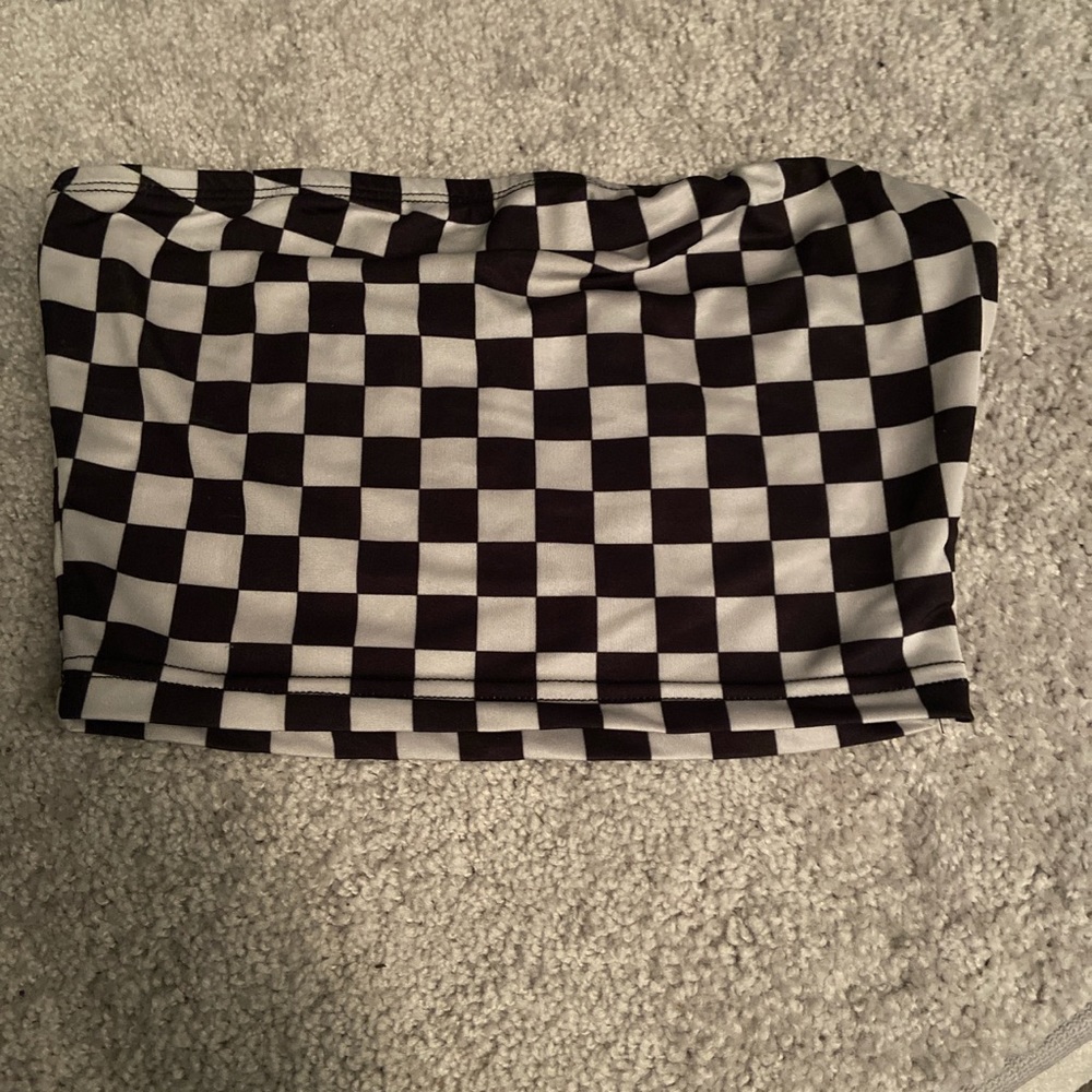 Current Mood Checker crop top